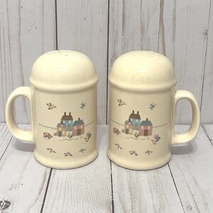 Vintage Salt Pepper Set International Heartland Stoneware Cottagecore Grannycore